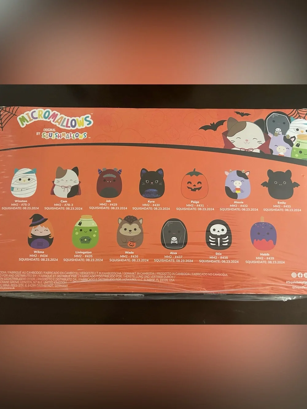 Micromallows Squishmallows Halloween Countdown 13 Pc